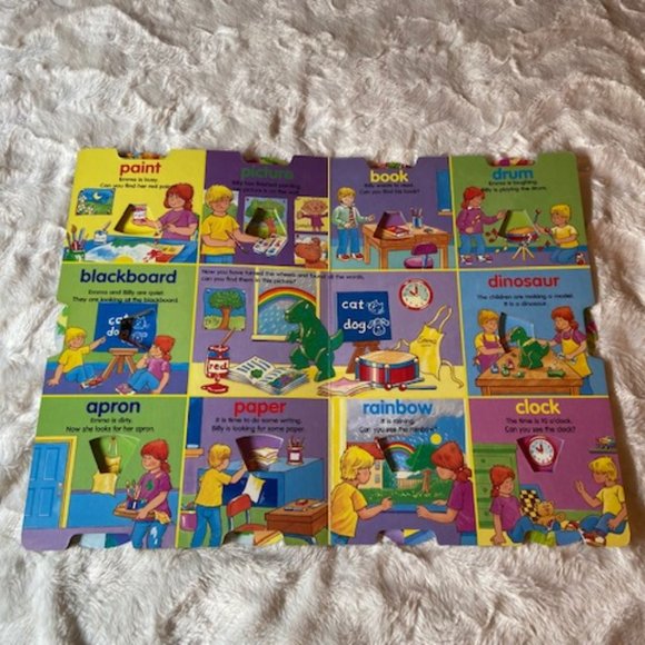 My First 50 Words Children's Board Book Vintage - Picture 2 of 6